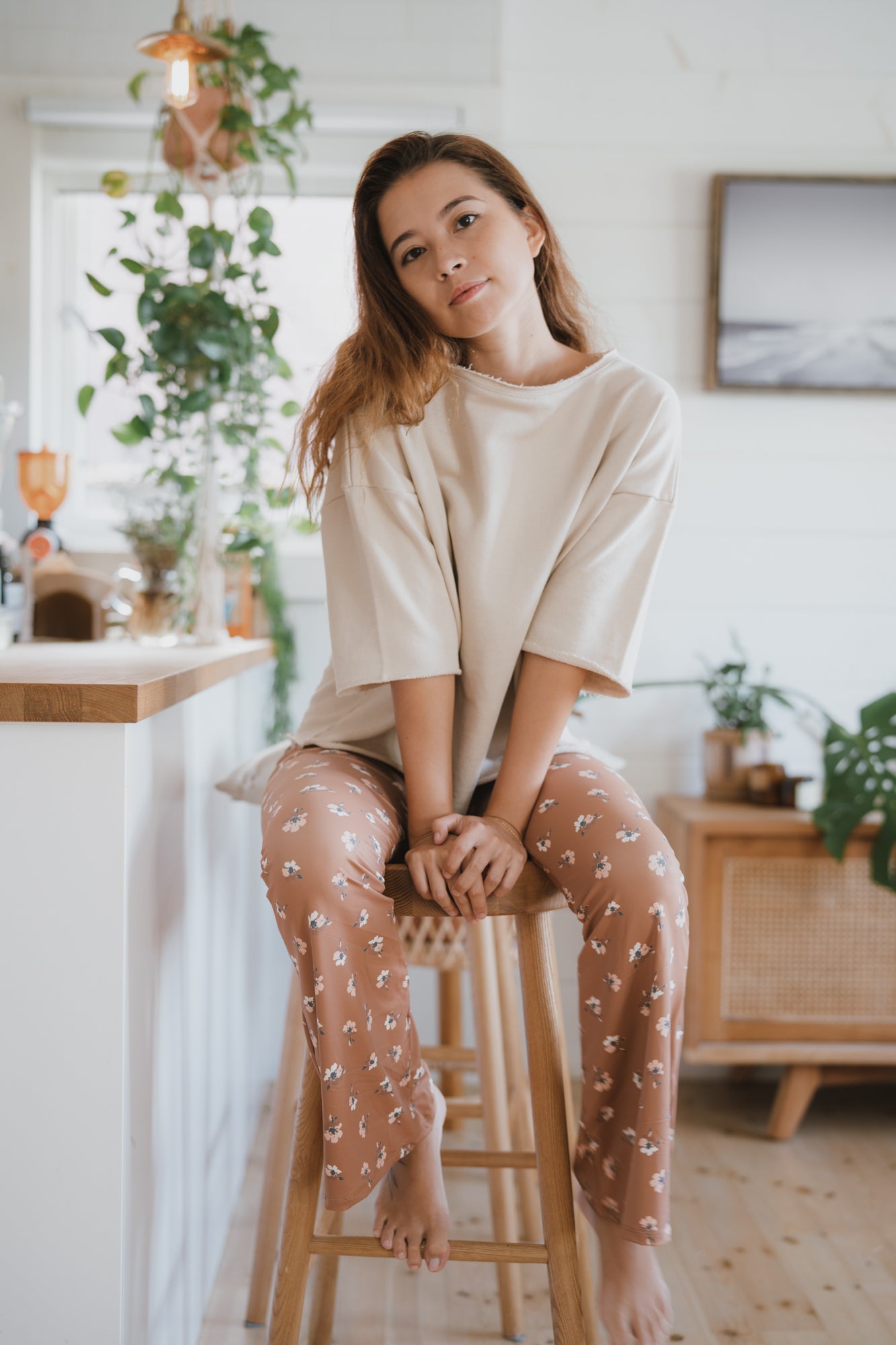 Flare Bottom Leggings / Little Flower – FOLKS THE LABEL